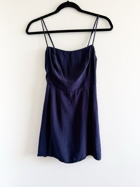 Wilfred Navy Mini Dress